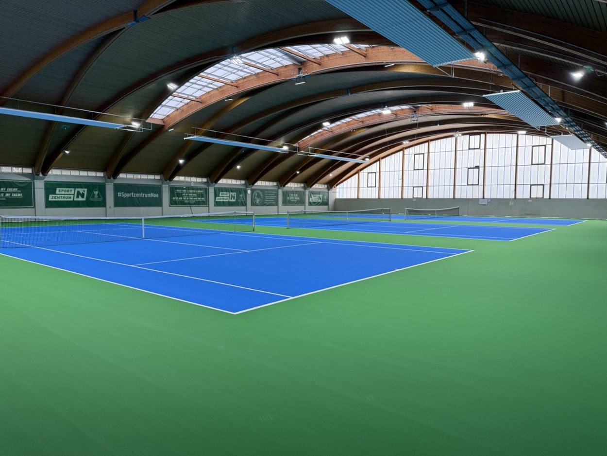 NEU! US Open Belag in der Halle!