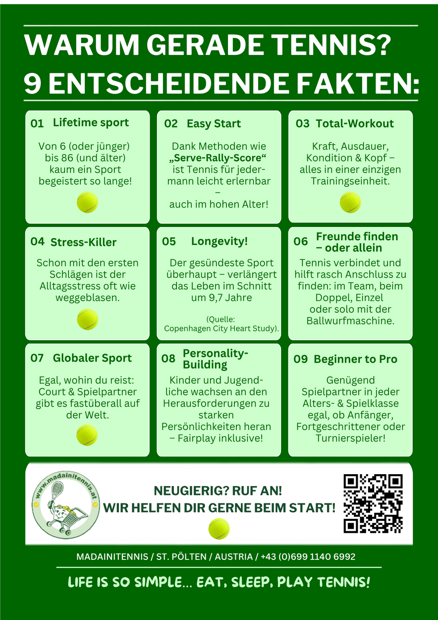 Tennis, what else?